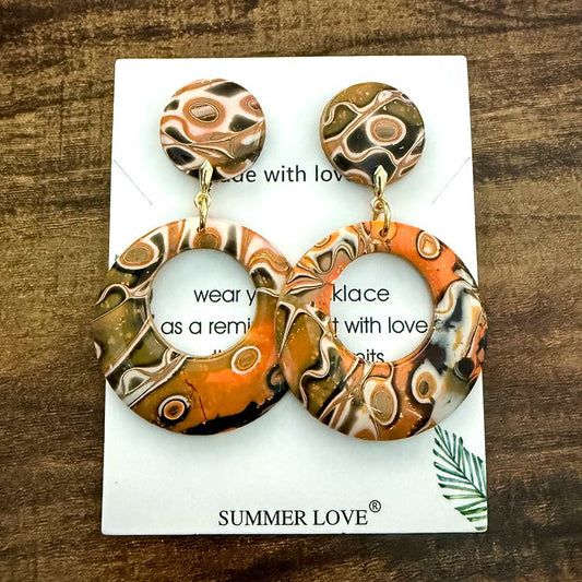 Round Springs Earrings