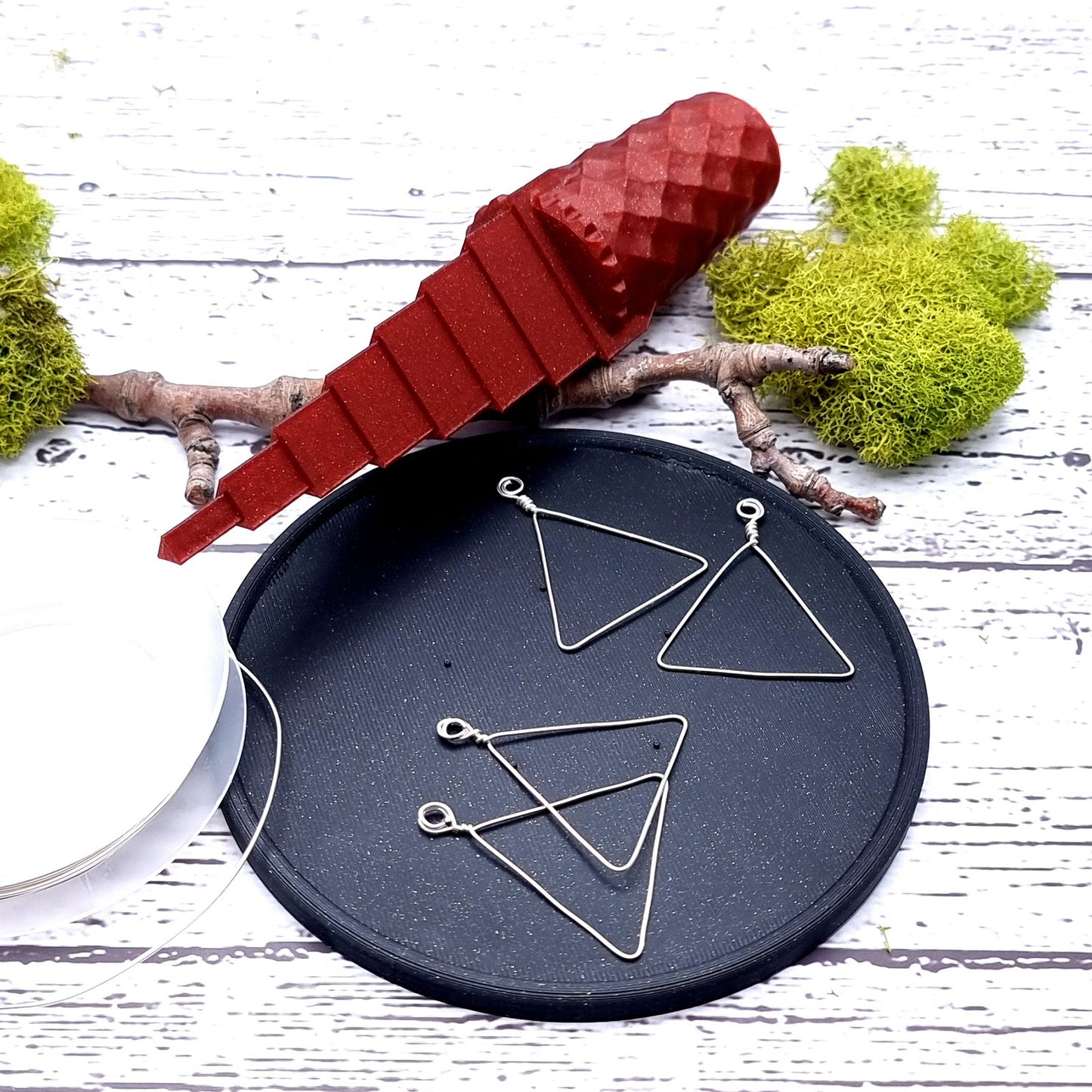 Wire Mandrel - Triangle Shape Wire Mandrel SweetyBijou Tools   