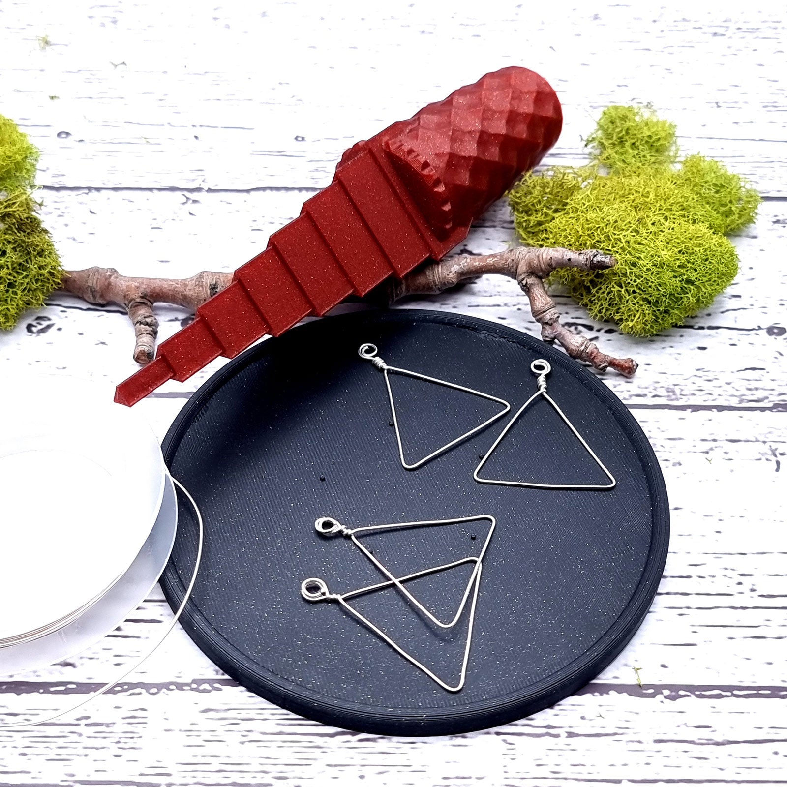 Wire Mandrel - Triangle Shape Wire Mandrel SweetyBijou Tools   