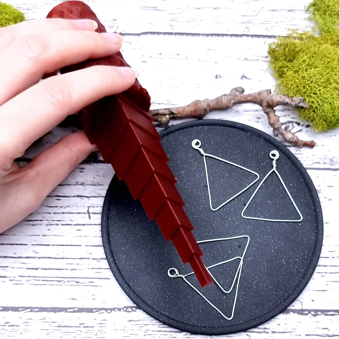 Wire Mandrel - Triangle Shape Wire Mandrel SweetyBijou Tools   