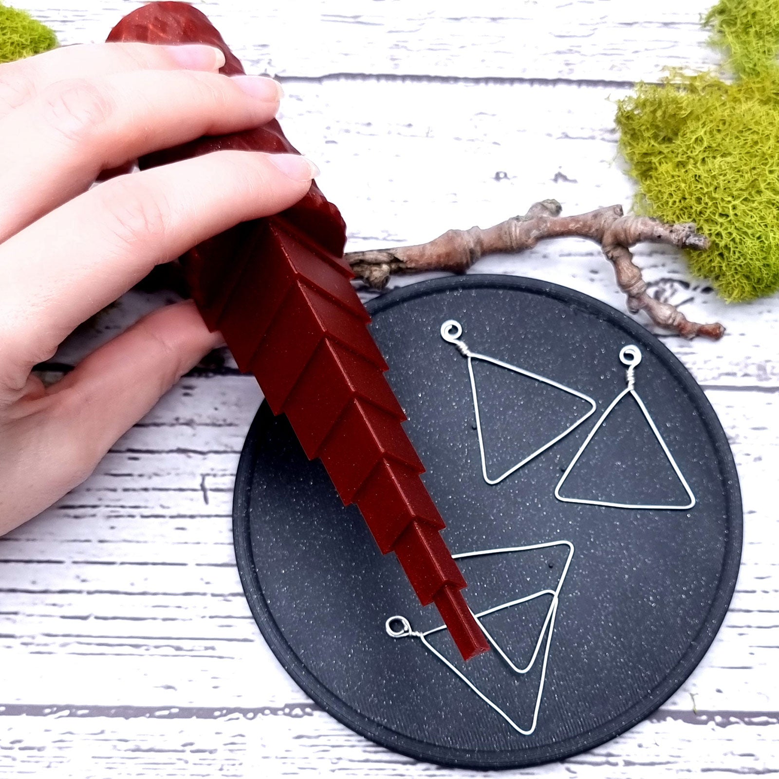 Wire Mandrel - Triangle Shape Wire Mandrel SweetyBijou Tools   