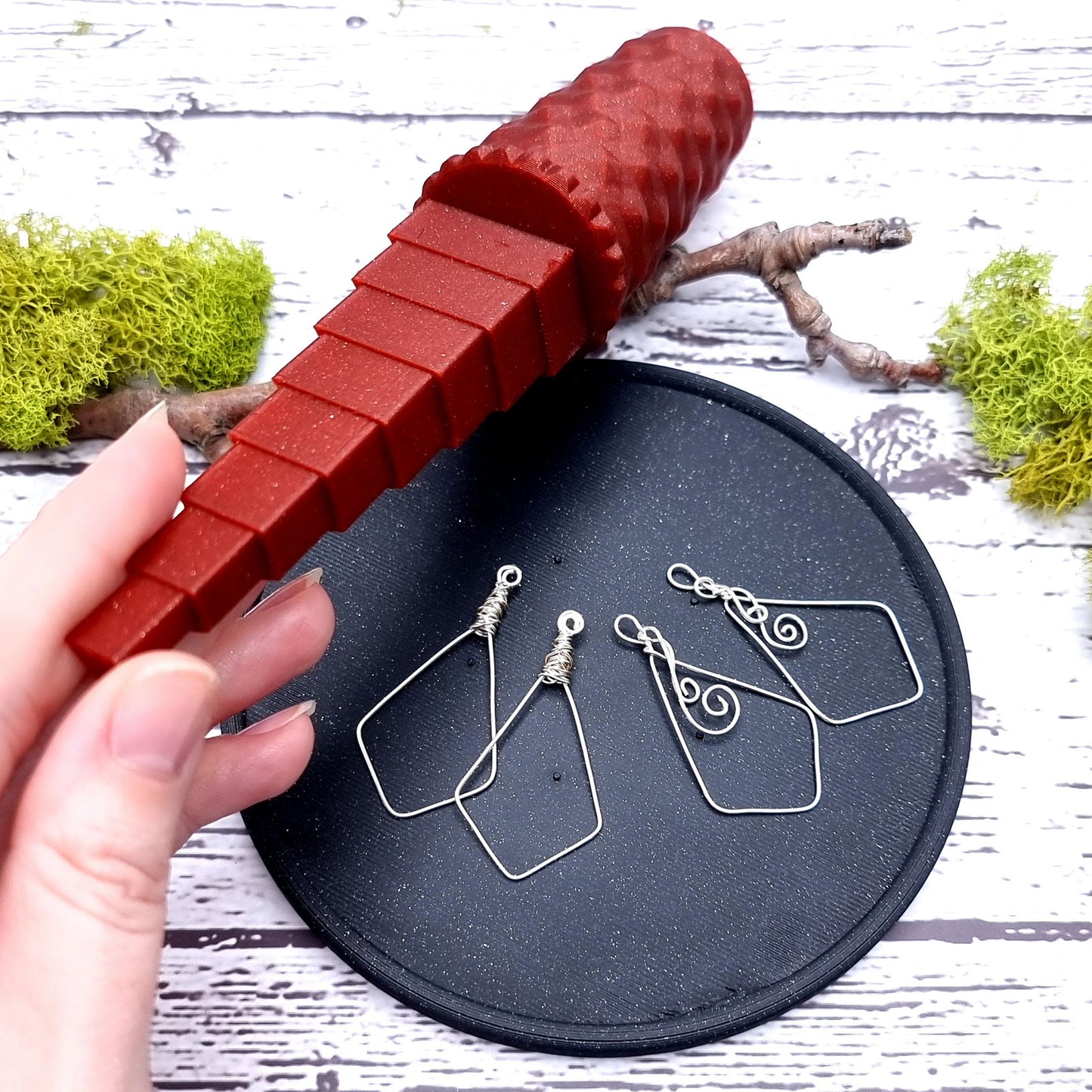 Wire Mandrel - Angle Drop Shape Wire Mandrel SweetyBijou Tools   