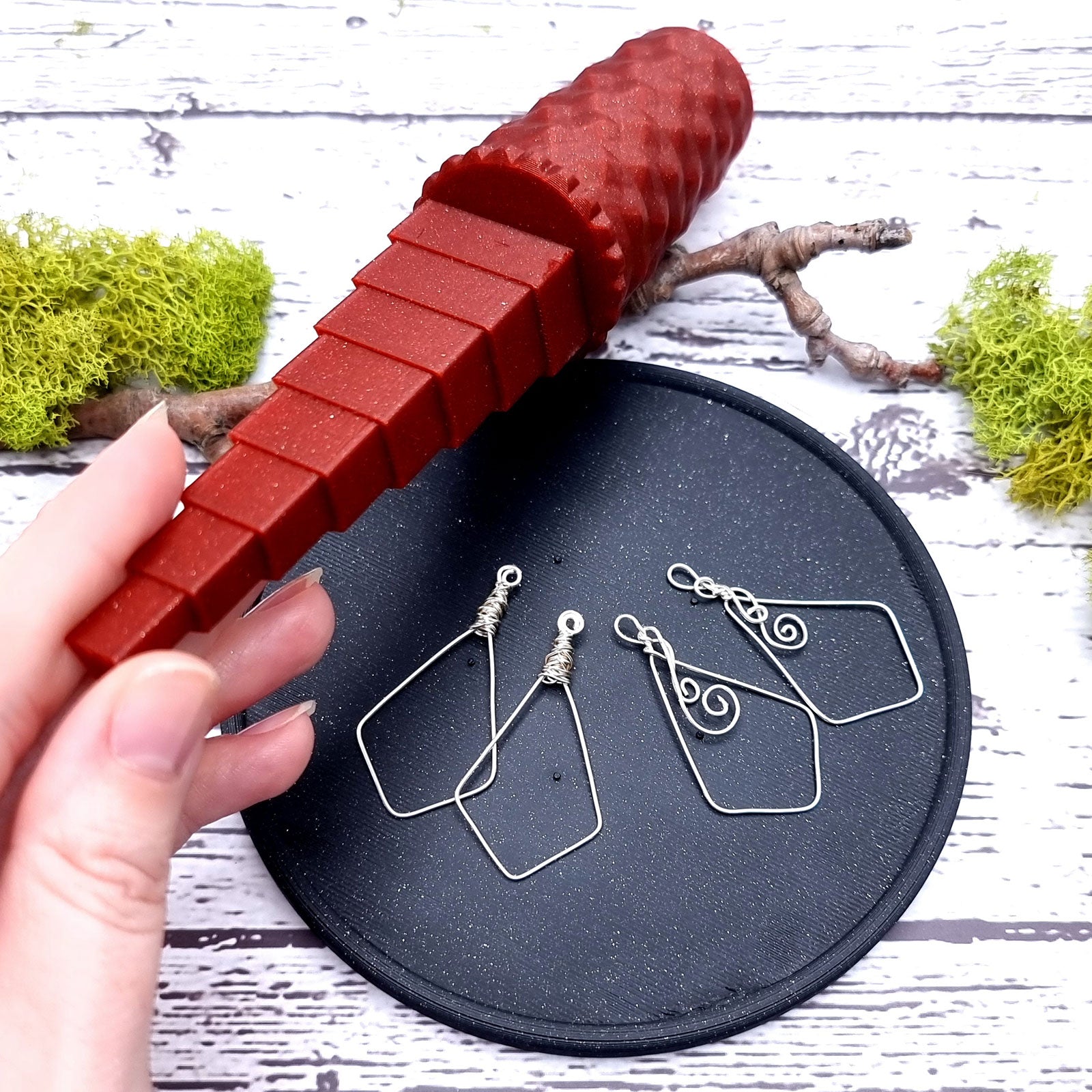 Wire Mandrel - Angle Drop Shape Wire Mandrel SweetyBijou Tools   