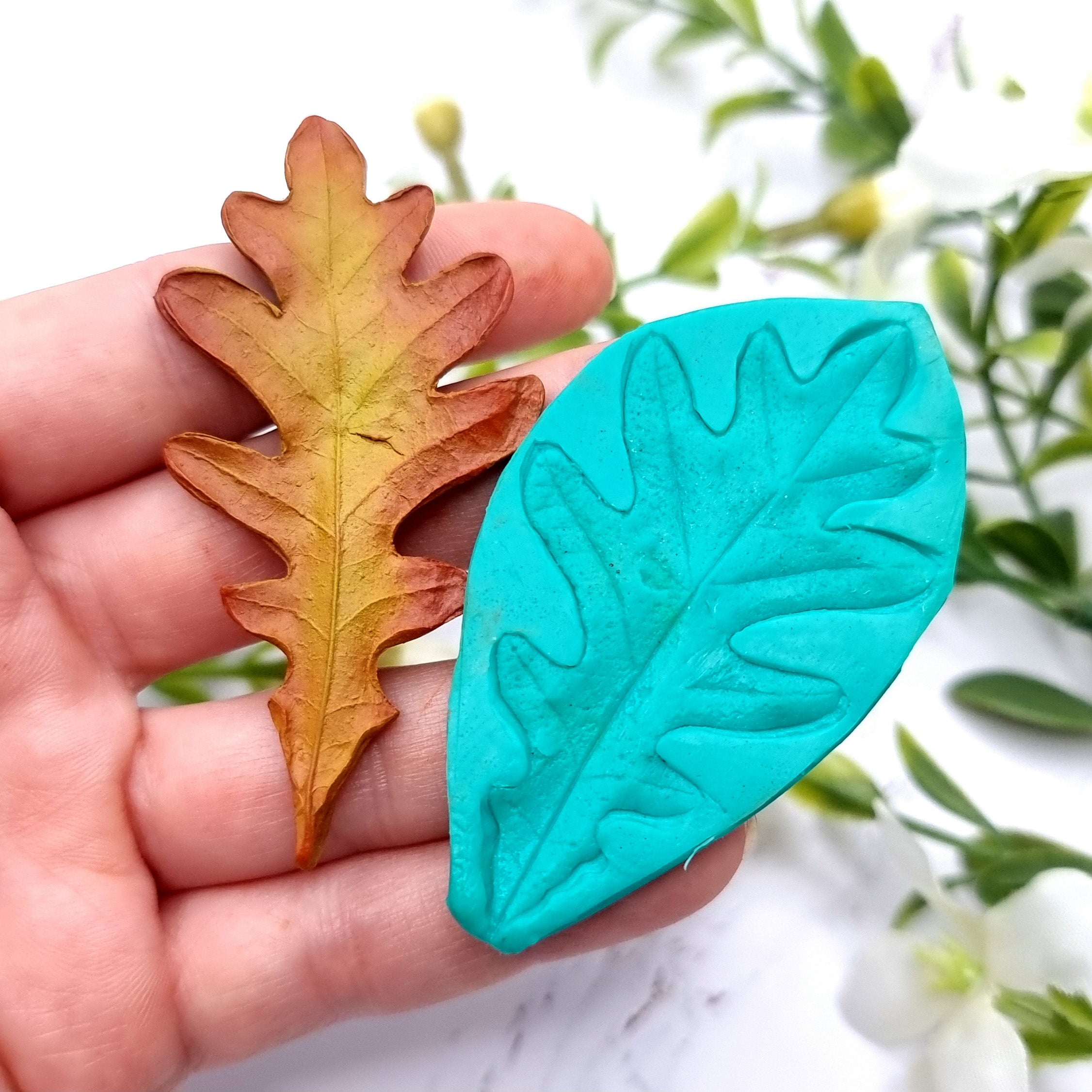 Natural Real Oak Leaf #5, 7cm Silicone Mold SweetyBijou Tools   