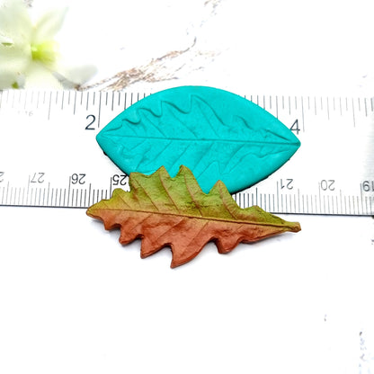 Natural Real Oak Leaf #9, 5cm Silicone Mold SweetyBijou Tools   