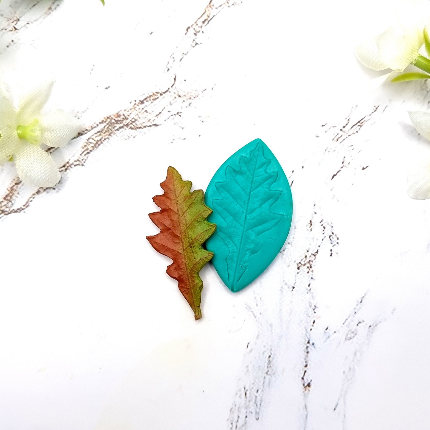 Natural Real Oak Leaf #9, 5cm Silicone Mold SweetyBijou Tools   