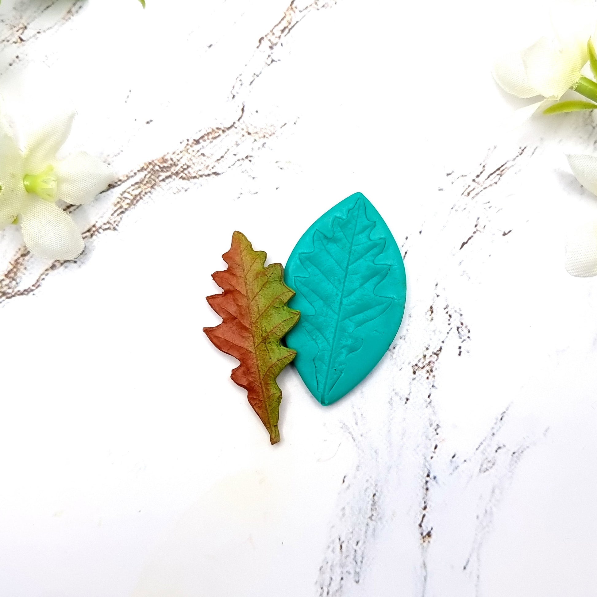 Natural Real Oak Leaf #9, 5cm Silicone Mold SweetyBijou Tools   