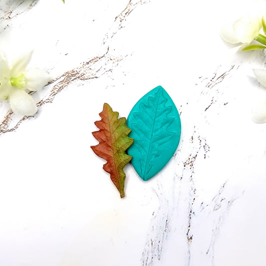 Natural Real Oak Leaf #9, 5cm Silicone Mold SweetyBijou Tools   
