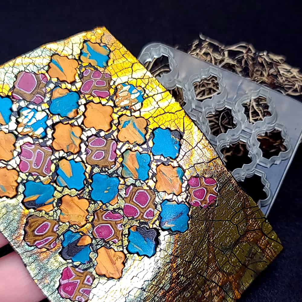 Sunrise in Marrakech Moroccan arabesque polymer clay cutter
