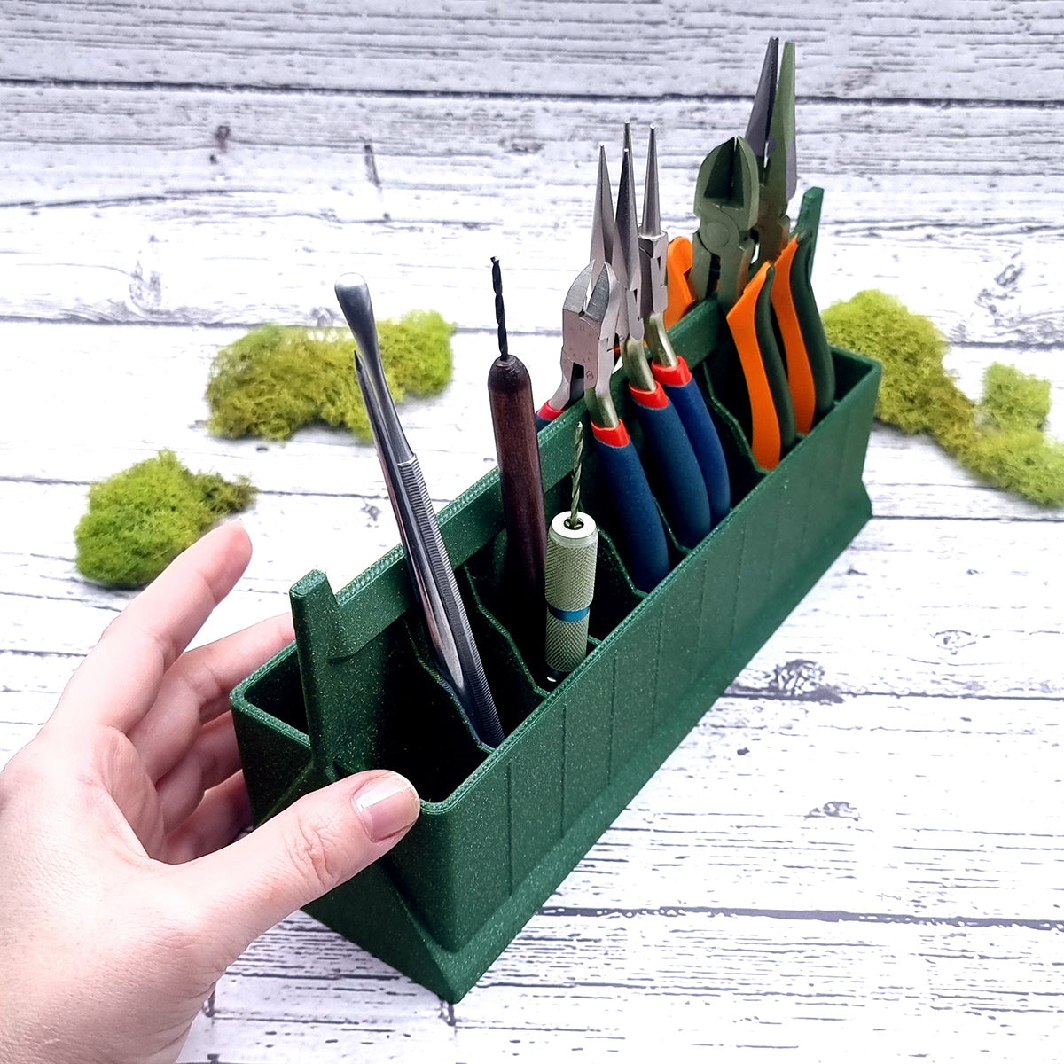 Ultimate Pliers Holder - Alpine Green Tools Organizer SweetyBijou Tools   