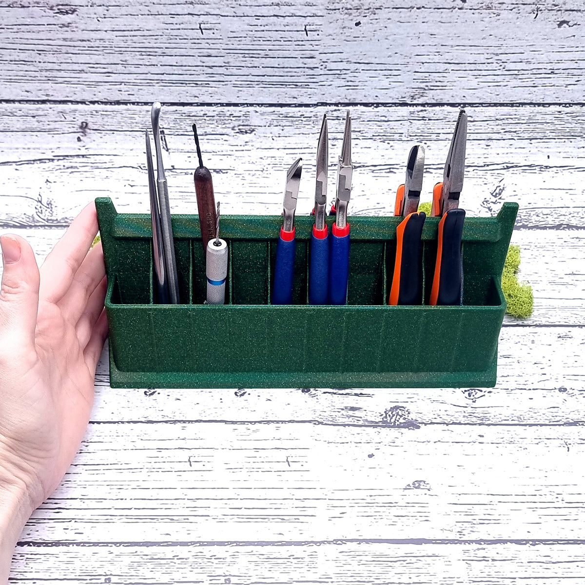 Ultimate Pliers Holder - Alpine Green Tools Organizer SweetyBijou Tools   