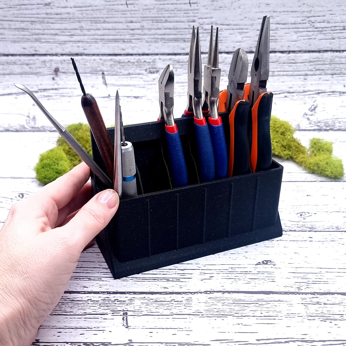 Pliers Small Holder - Onyx Black Tools Organizer SweetyBijou Tools   