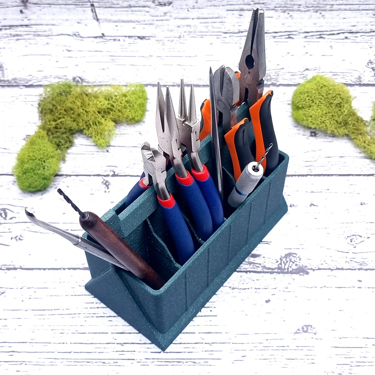 Pliers Small Holder - Alpine Green Tools Organizer SweetyBijou Tools   