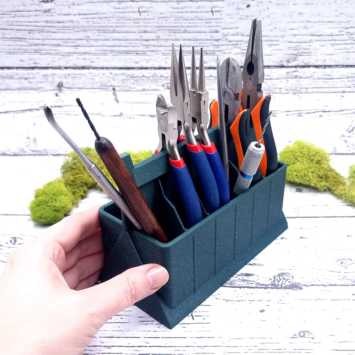 Pliers Small Holder - Alpine Green Tools Organizer SweetyBijou Tools   