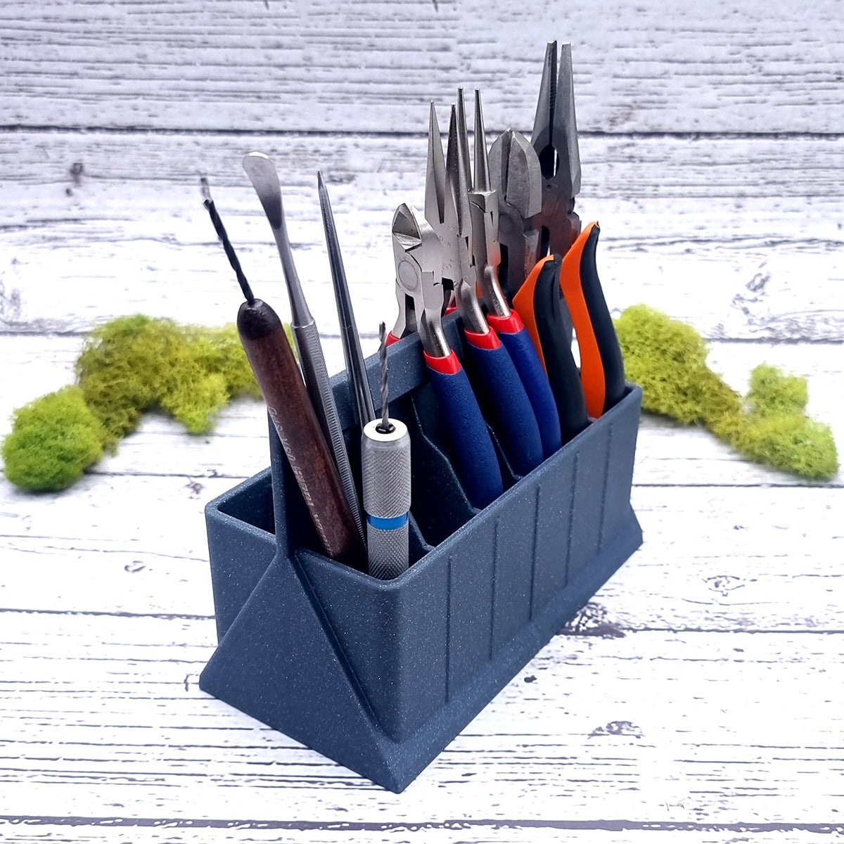 Pliers Small Holder - Slate Gray Tools Organizer SweetyBijou Tools   