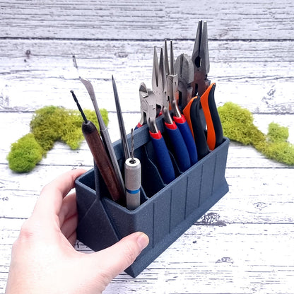 Pliers Small Holder - Slate Gray Tools Organizer SweetyBijou Tools   