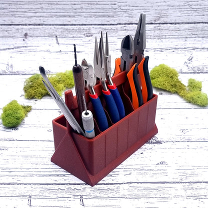 Pliers Small Holder - Crimson Red Tools Organizer SweetyBijou Tools   