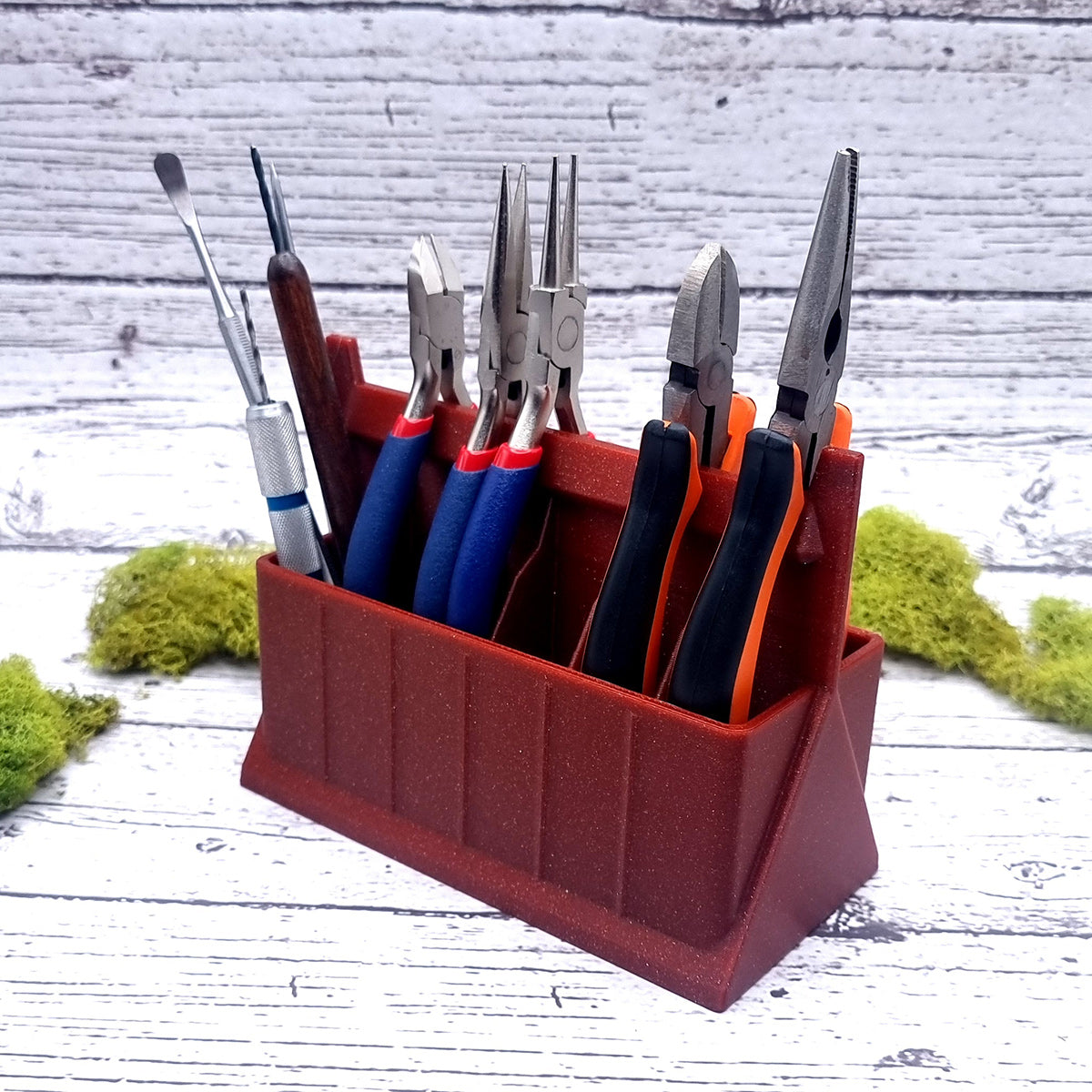 Pliers Small Holder - Crimson Red Tools Organizer SweetyBijou Tools   