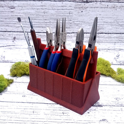 Pliers Small Holder - Crimson Red Tools Organizer SweetyBijou Tools   