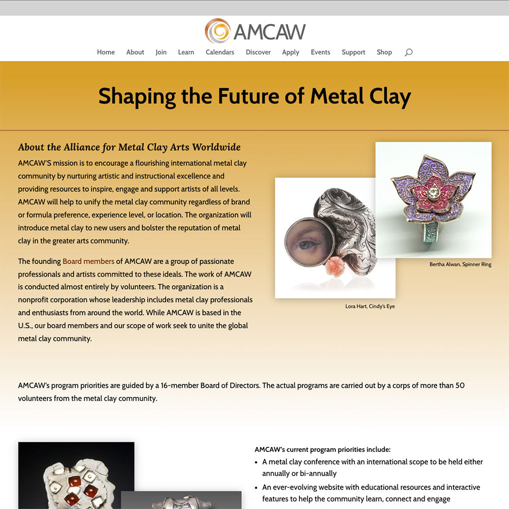 Tiny Blossom Meadow metal clay tutorial by Liudmyla Bakulina, featured on AMCAW