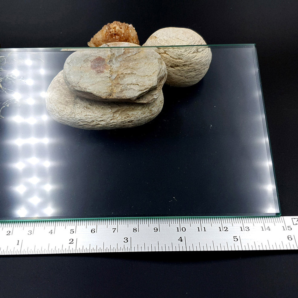 Glass Work Surface for Polymer Clay - 10×15 cm Mid-Size Crafting Tile