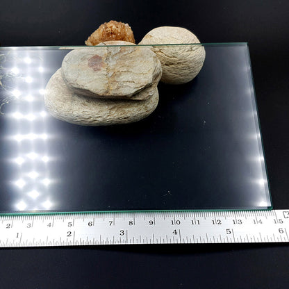 Glass Work Surface for Polymer Clay - 10×15 cm Mid-Size Crafting Tile
