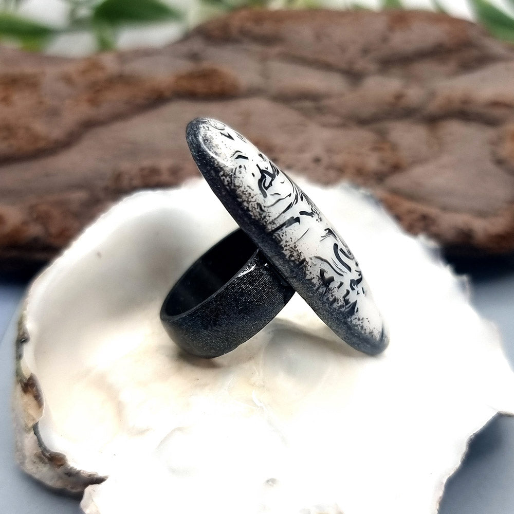 Polymer Clay Ring - Ceramic Imitation Ring SweetyBijou Jewelry   