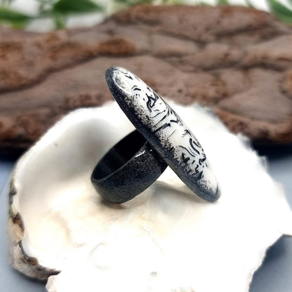 Polymer Clay Ring - Ceramic Imitation Ring SweetyBijou Jewelry   