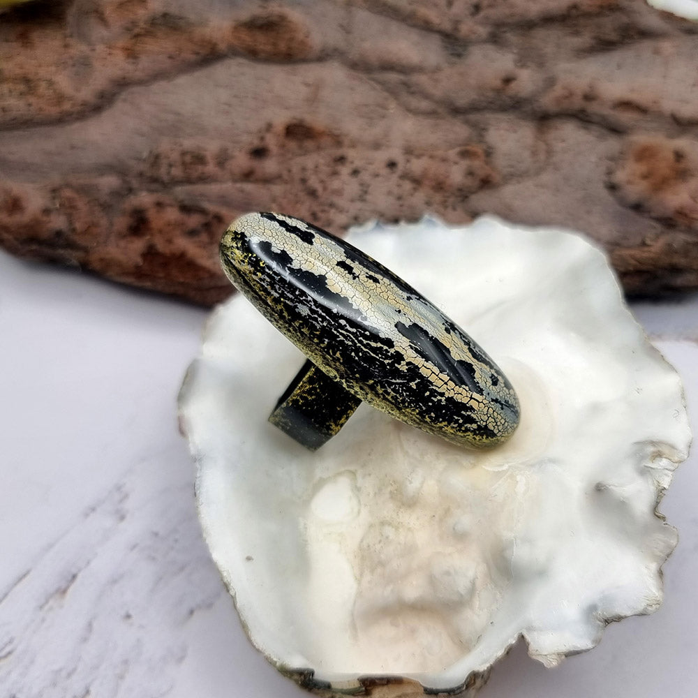 Stylish Unique Polymer Clay Ring Ring SweetyBijou Jewelry   