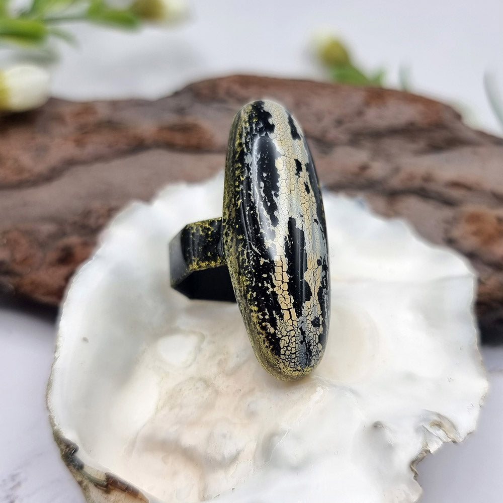 Stylish Unique Polymer Clay Ring Ring SweetyBijou Jewelry   