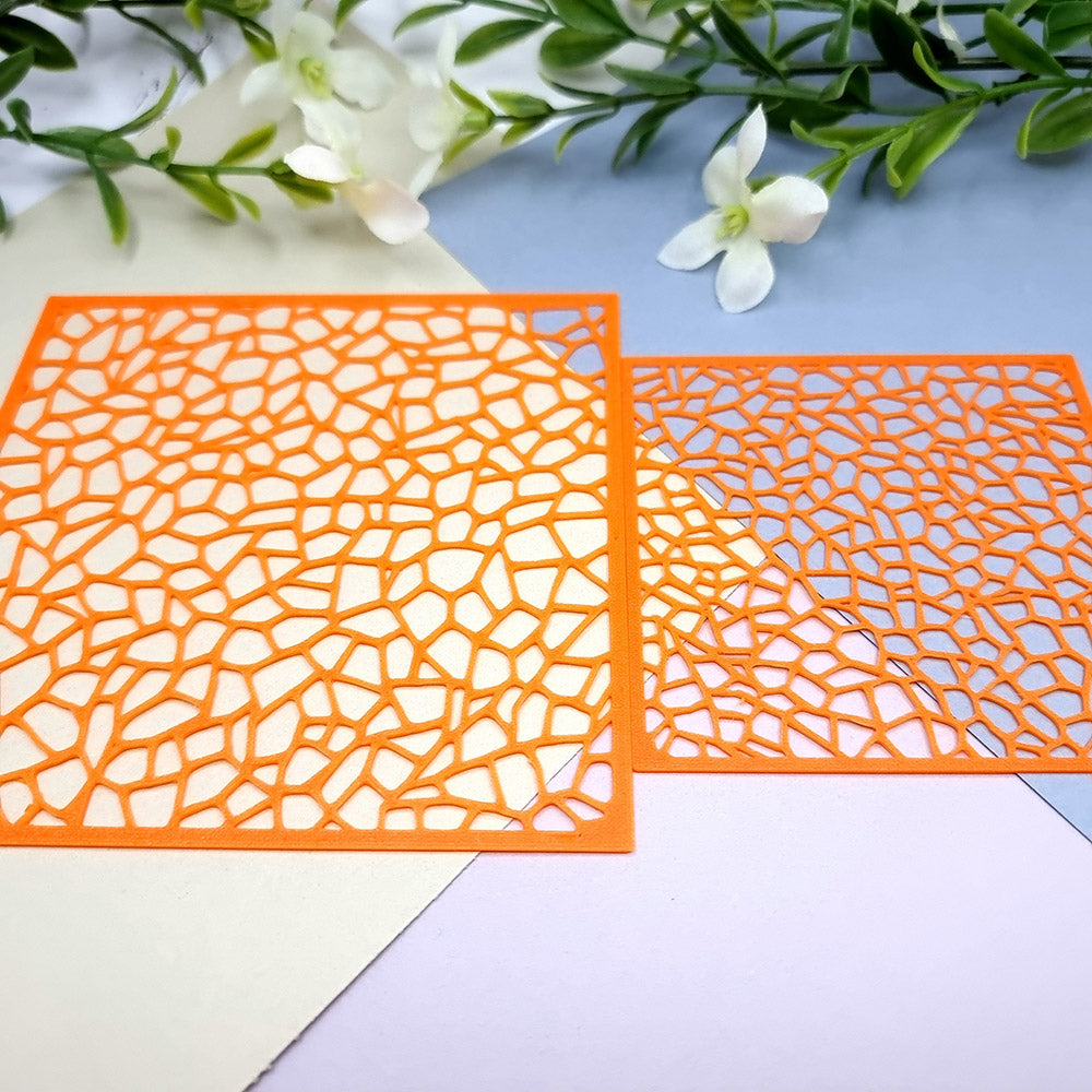 Crackle Stencil Stencil SweetyBijou Tools   