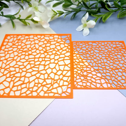 Crackle Stencil Stencil SweetyBijou Tools   