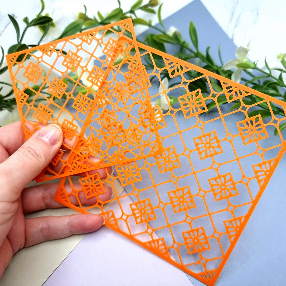 Floral Stencil 1 Stencil SweetyBijou Tools   