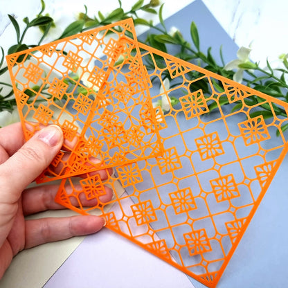 Floral Stencil 1 Stencil SweetyBijou Tools   