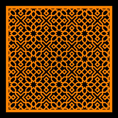 Moroccan Stencil 1 Stencil SweetyBijou Tools   