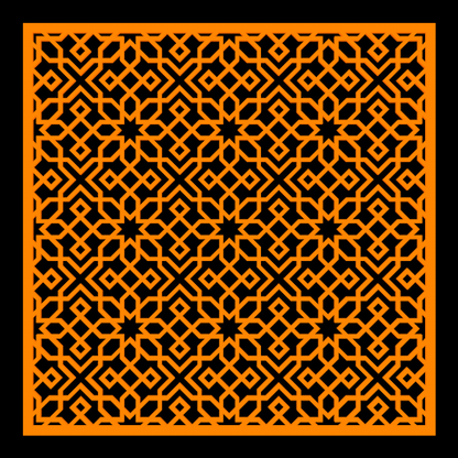 Moroccan Stencil 1 Stencil SweetyBijou Tools   