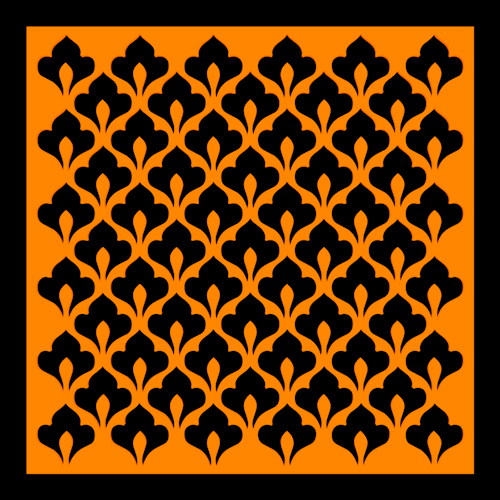 Moroccan Stencil 2 Stencil SweetyBijou Tools   