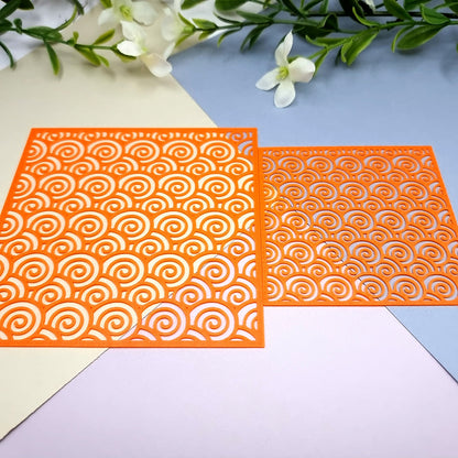 Spirals Greek Stencil Stencil SweetyBijou Tools   