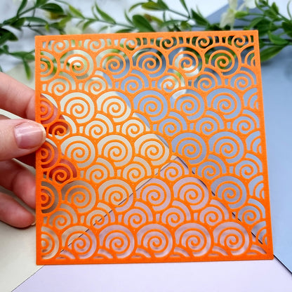 Spirals Greek Stencil Stencil SweetyBijou Tools   