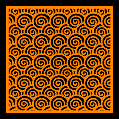 Spirals Greek Stencil Stencil SweetyBijou Tools   