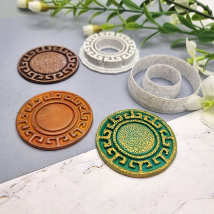 Polymer Clay Stamp #1, Greek Style Stamp Stamp SweetyBijou Tools   
