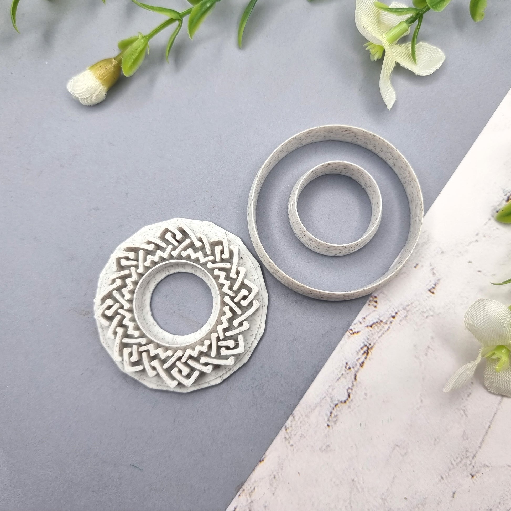 Polymer Clay Stamp #2, Celtic Stamp  SweetyBijou Tools   