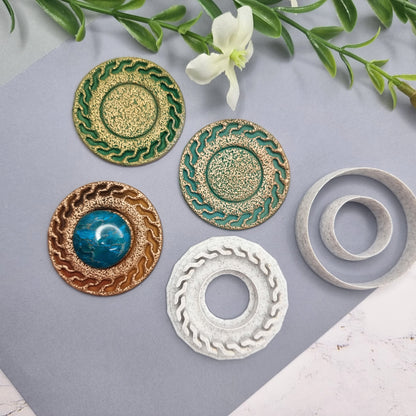 Polymer Clay Stamp #7, Greek Style Stamp  SweetyBijou Tools   