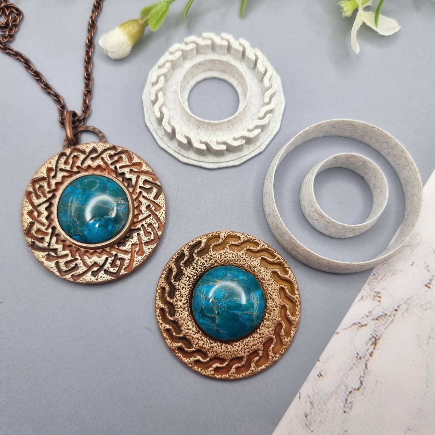 Polymer Clay Stamp #7, Greek Style Stamp  SweetyBijou Tools   