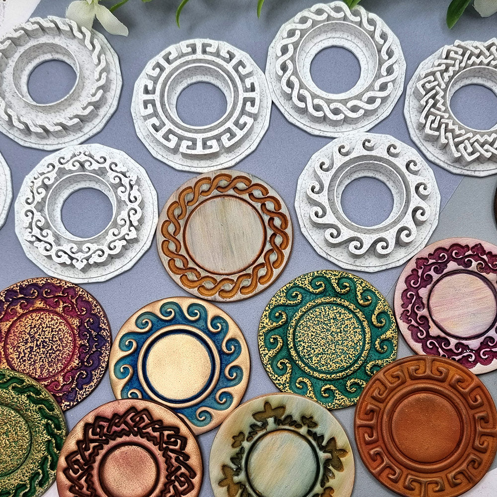 Set of 7 Stamps with 2 Cutters in Luxury Box - Collection ONE Stamp SweetyBijou Tools   