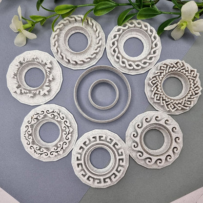 Set of 7 Stamps with 2 Cutters in Luxury Box - Collection ONE Stamp SweetyBijou Tools   