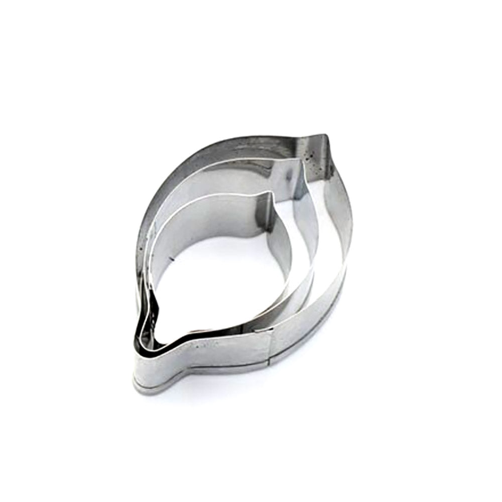 Set Of 3 Pcs Stainless Steel Jewelry Petal Shapes Cutters