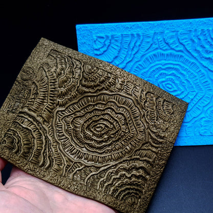 Silicone Texture - Stylized Peonies Flowers