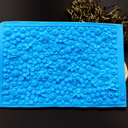 Silicone Texture - Bees, Roses & Honey, IN