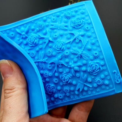 Silicone Texture - Birds, Dragonflies & Roses, IN